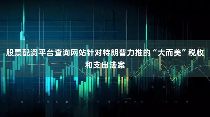 股票配资平台查询网站针对特朗普力推的“大而美”税收和支出法案